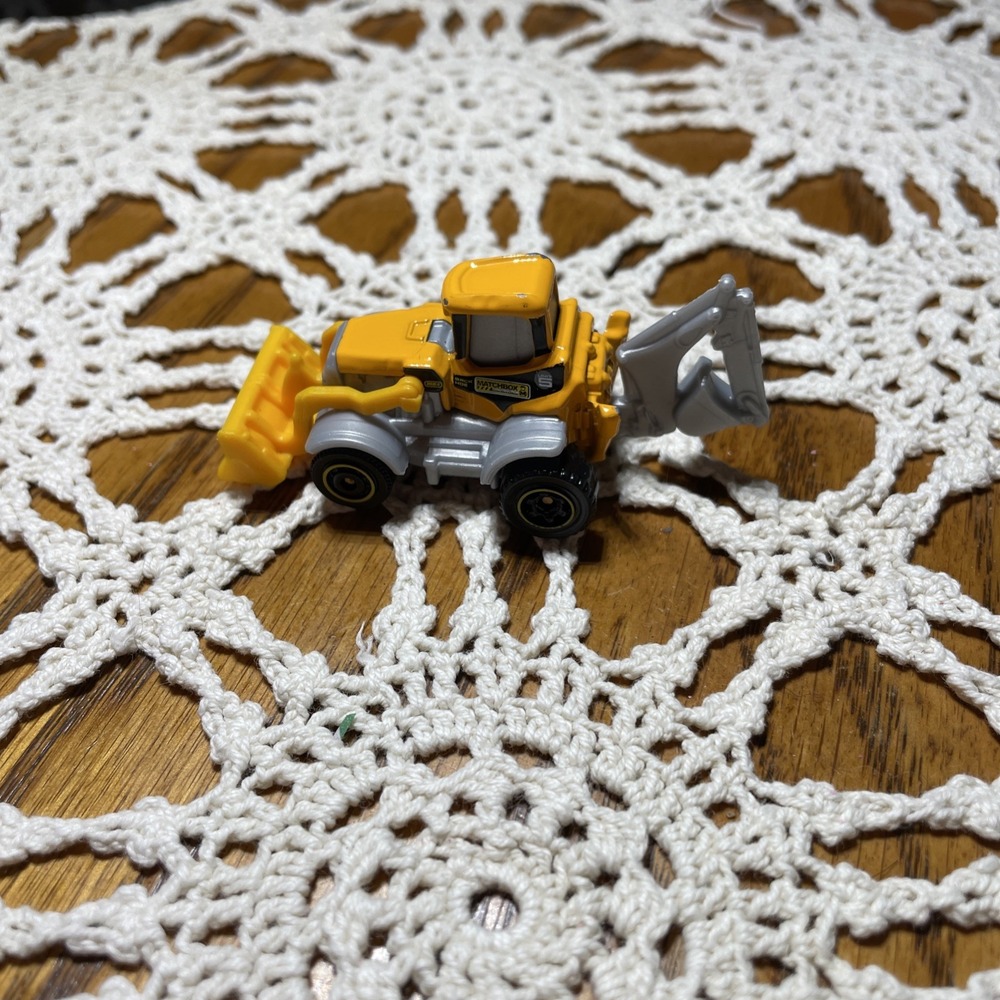 Matchbox: MBX BACKHOE. Orange. . B83 - Picture 4 of 6